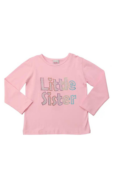Beaded "Little Sister" T-Shirt