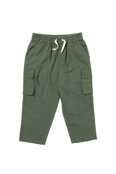 Green Pull On Pants