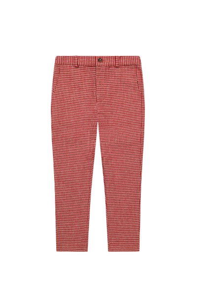 Alex Red Houndstooth Pants