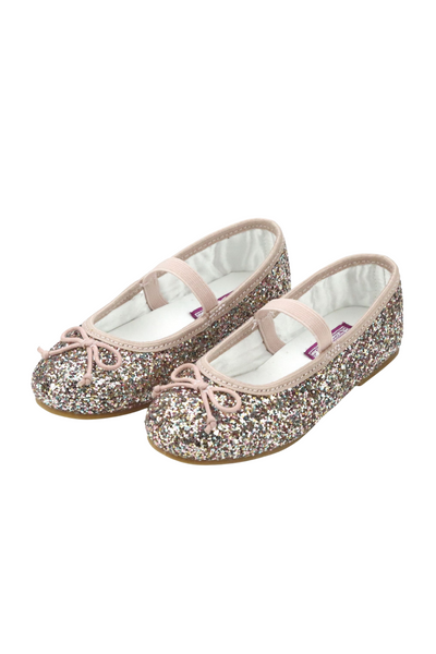 Victoria Glitter Ballet Shoe - Multi