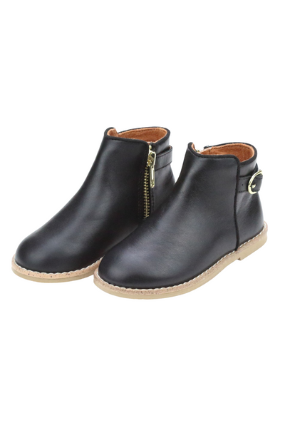 Petra Ankle Black Boots