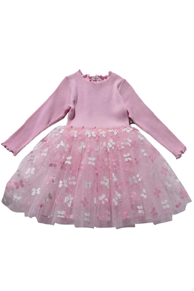 Butterfly Pink Tutu Dress