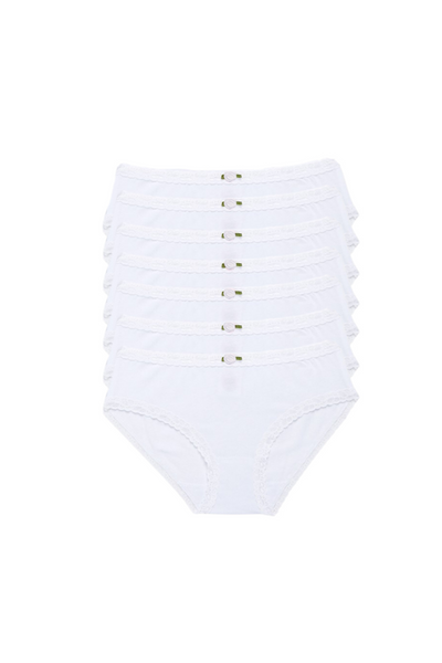 7 Day White Panty Pack