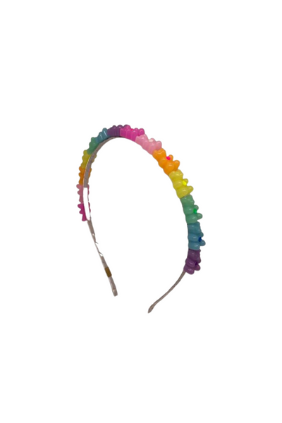 Rainbow Pastel Gummy Bear Headband