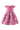 Rachel Riley - Bow Front Rose Damask Dress