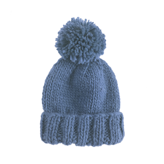 BLUEBERRY HILL - ACC - CLASSIC POM HAT - BLUE