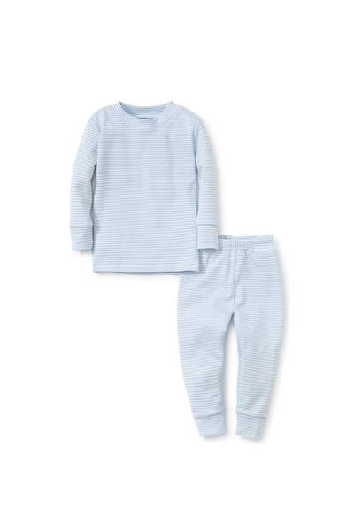 Blue Stripe Infant Pajama Set