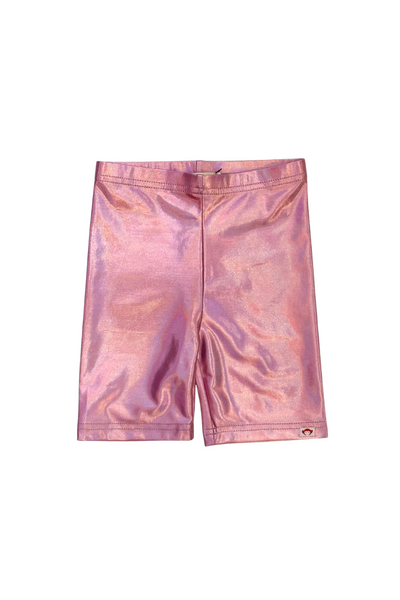 Bike Shorts - Metallic Pink