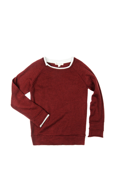 Burgundy Jackson Rollneck Sweater