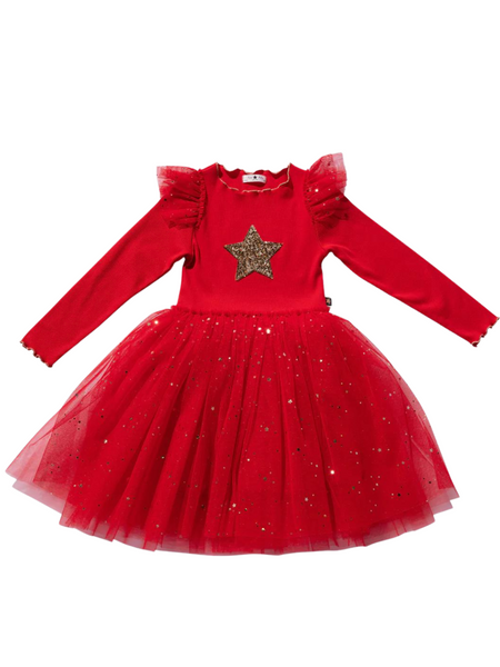 Star Tutu Dress - Red