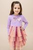Petite Hailey - Bow Layered Tutu Dress
