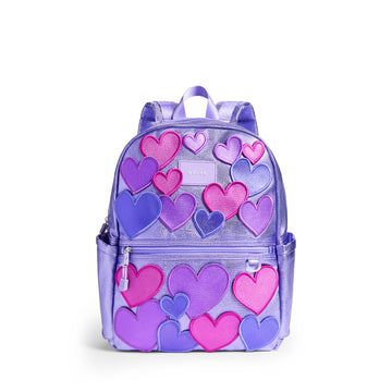 STATE BAGS - ACC - KANE DOUBLE POCKET BACKPACK - 3D HEARTS
