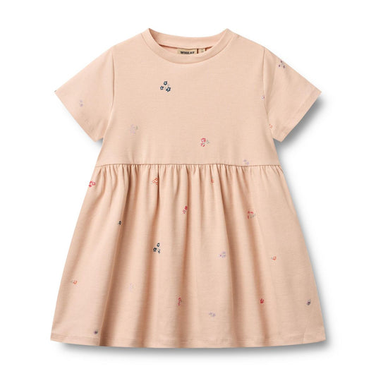 WHEAT - TG - ANNA JERSEY DRESS - ROSE FLOWERS