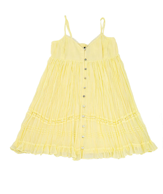 KATIE J NYC - BG - TWEEN DAKOTA DRESS - CANARY YELLOW