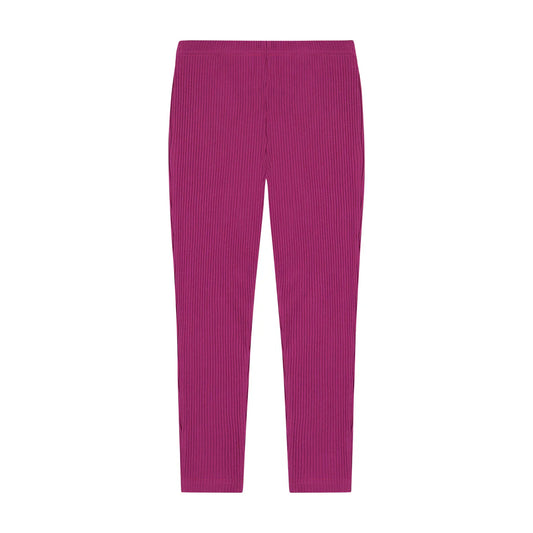 BUSY BEES - TG - SKINNY RIBBED LEGGINGS - MAGENTA