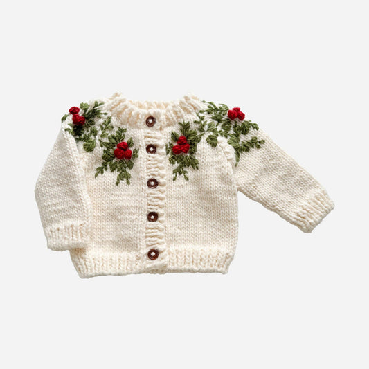 BLUEBERRY HILL - BBY - HOLLY CARDIGAN - CREAM