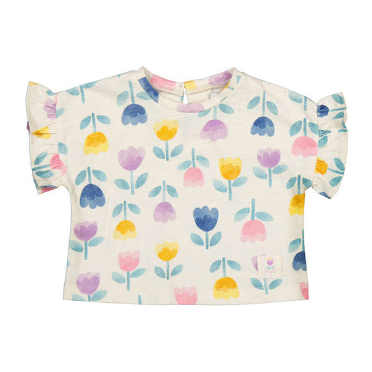 MAYORAL - BBY - PRINTED S/S T-SHIRT - LILAC