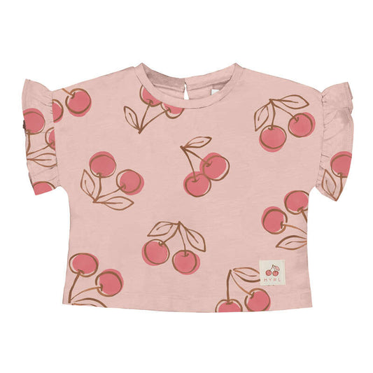 MAYORAL - BBY - PRINTED S/S T-SHIRT - PEONY