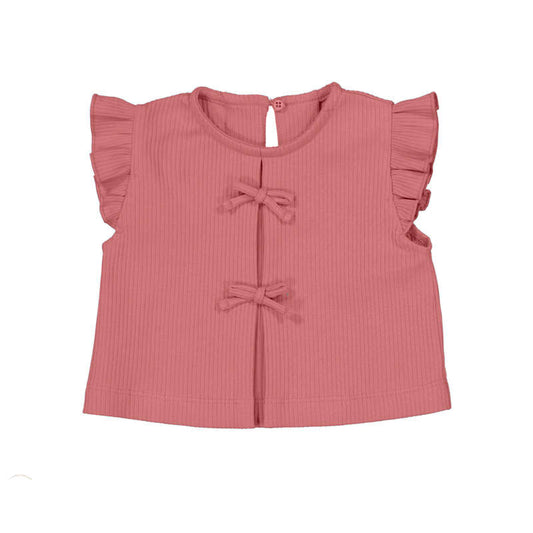 MAYORAL - BBY - RIB KNIT TOP - BLUSH