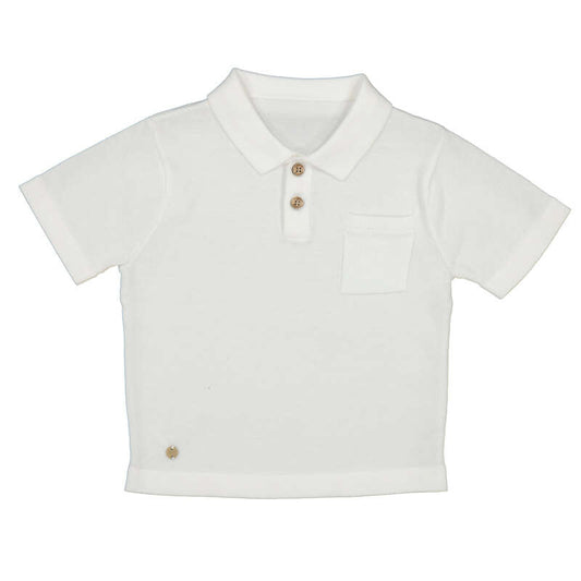 MAYORAL - BBY - S/S POLO - CREAM
