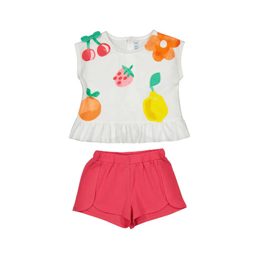 MAYORAL - BBY - SHORTS SET - HIBISCUS