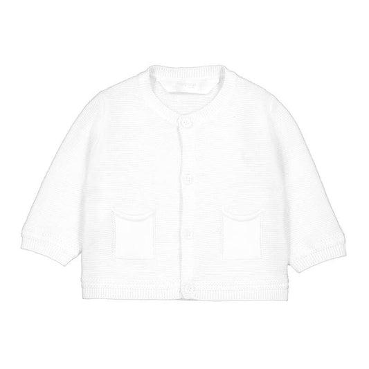 MAYORAL - BBY - KNIT CARDIGAN - WHITE