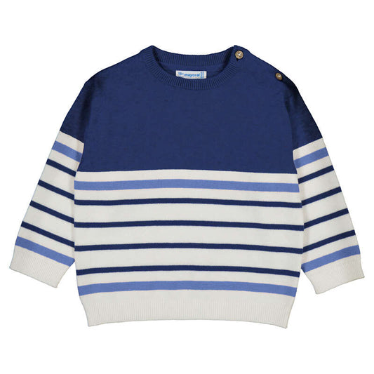 MAYORAL - BBY - BLOCK JUMPER - OCEAN