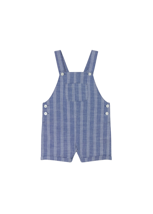 MAYORAL - BBY - LINEN DUNGAREE - CAPRI BLUE