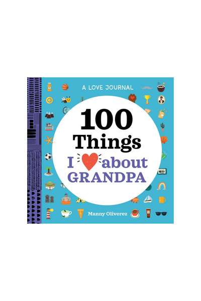 "100 Things I Love about Grandpa" Book