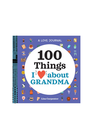 "100 Things I Love about Grandma" Book