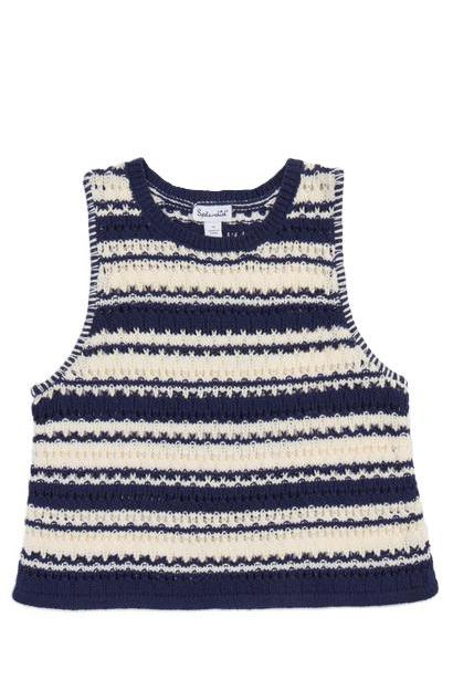 Splendid - Sweater Strip Tank Moonstone/Navy