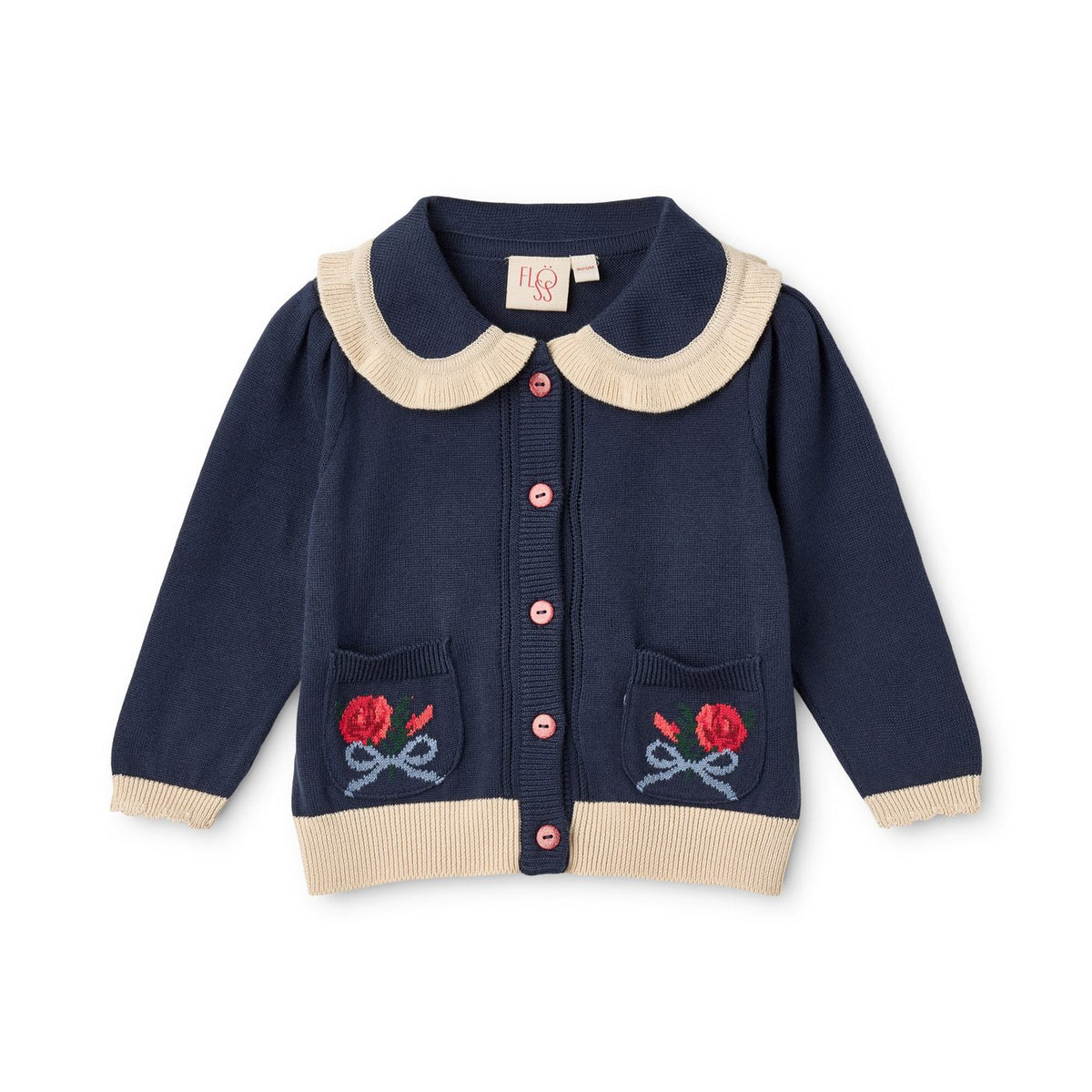 FLOSS - TG - BIANCA CARDIGAN - NEW NAVY
