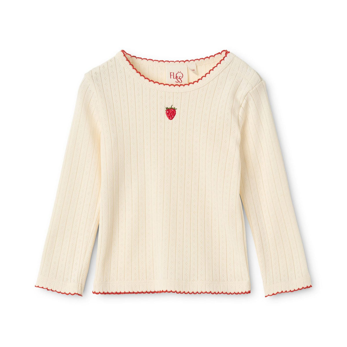 FLOSS - TG - FLORA POINTELLE BLOUSE - GENTLE CREAM