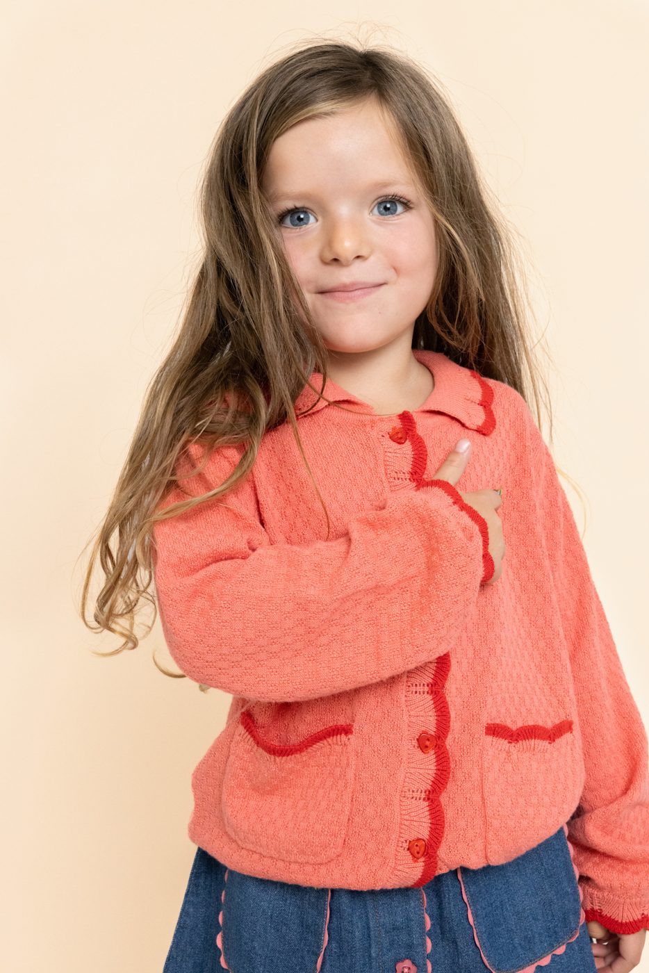 FLOSS - TG - BLOOM CARDIGAN - BLOSSOM PINK
