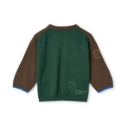 FLOSS - BBY - GUSTAV SWEATER - MOSSWOOD