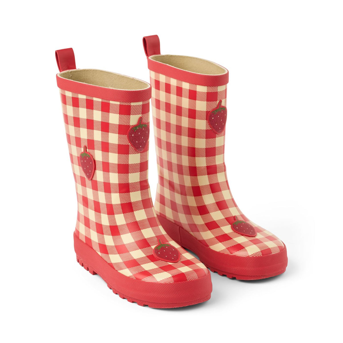 FLOSS - SHOES - MISTY RAIN BOOTS - BERRY GINGHAM