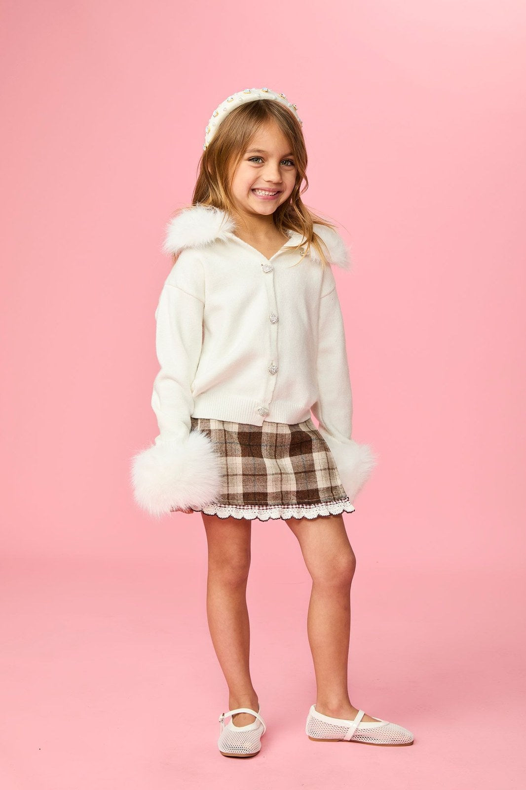 MINI DREAMERS - BG - SAMANTHA PLAID SKIRT