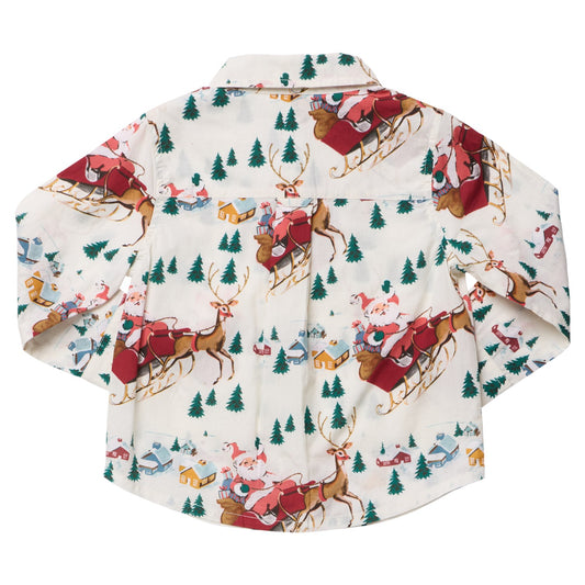 BB Boys Jack Shirt - Santa Sleigh