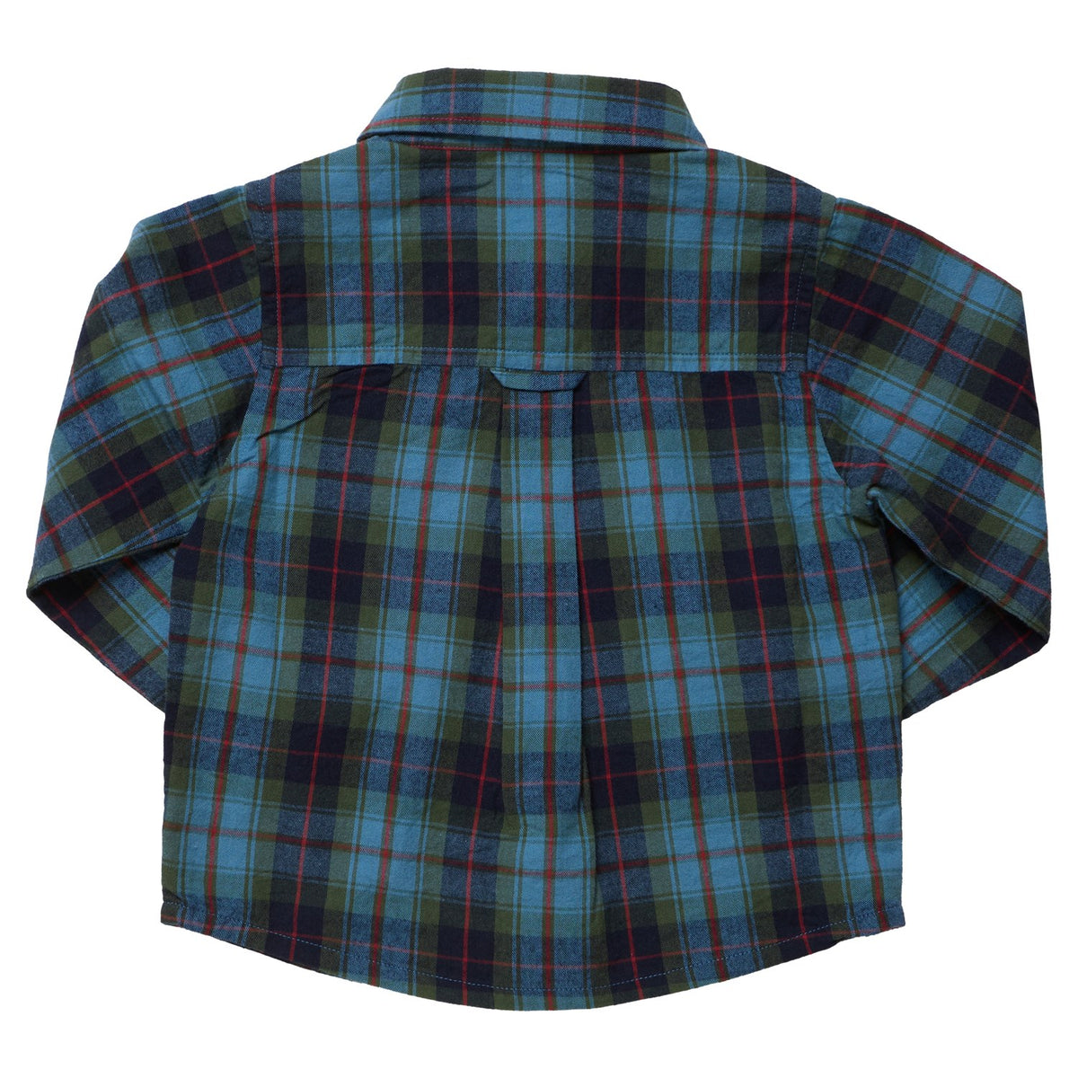 BB Boys Jack Shirt - Blue Tartan