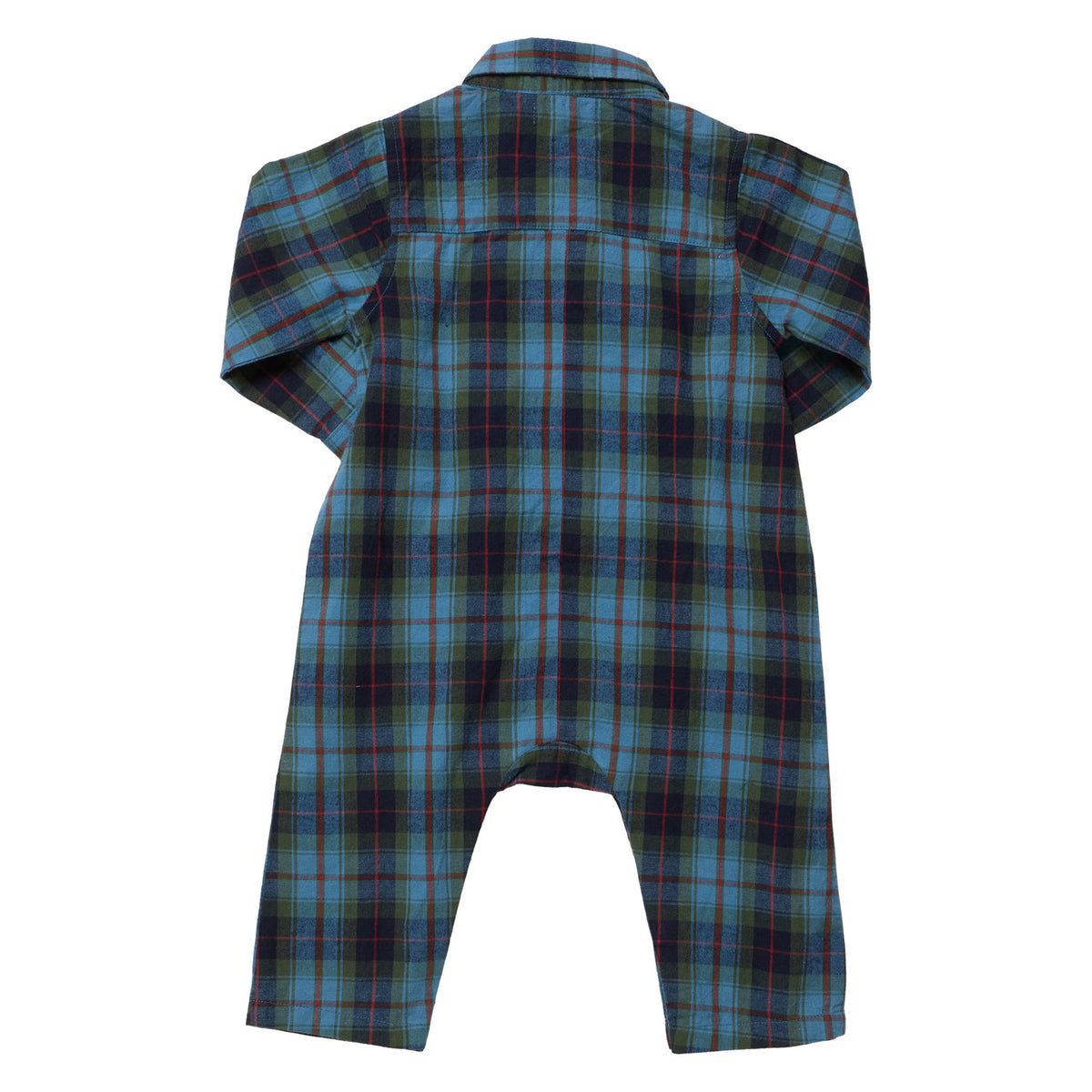 BBY Baby Boys Easton Jumper - Blue Tartan