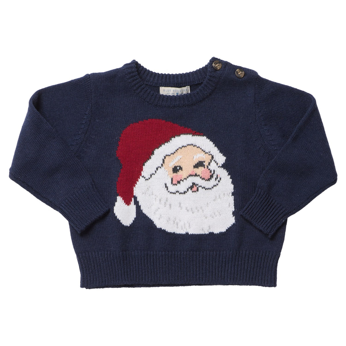 BBY Baby Boys Oliver Sweater - Navy Santa