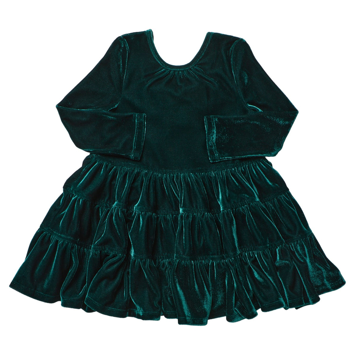 BG Girls Pearl Dress - Evergreen Velour