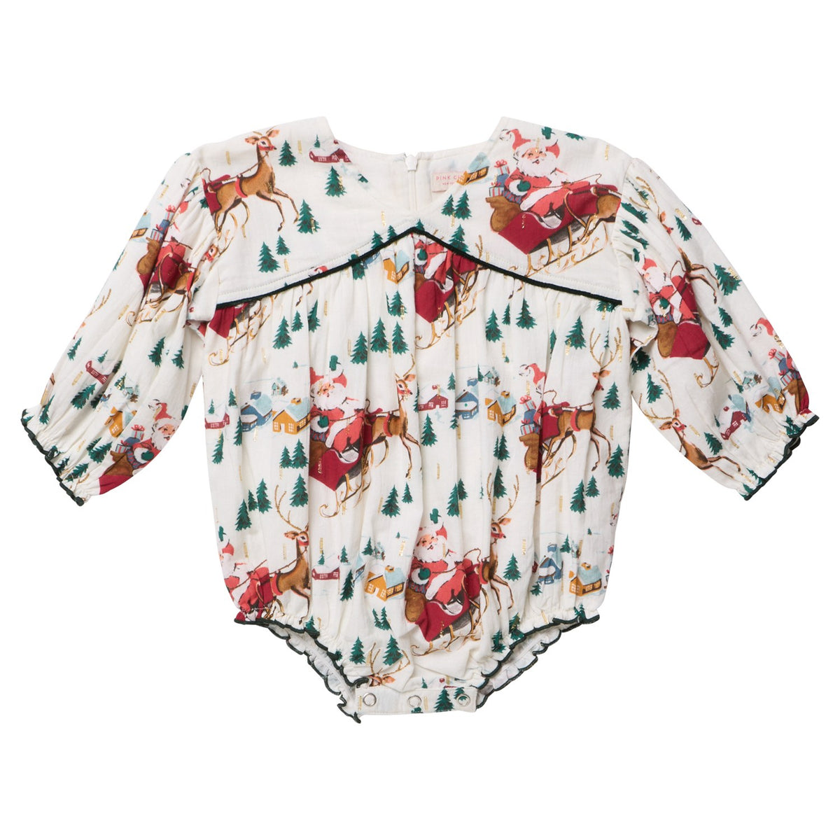 BBY Baby Girls Wynne Bubble - Santa Sleigh