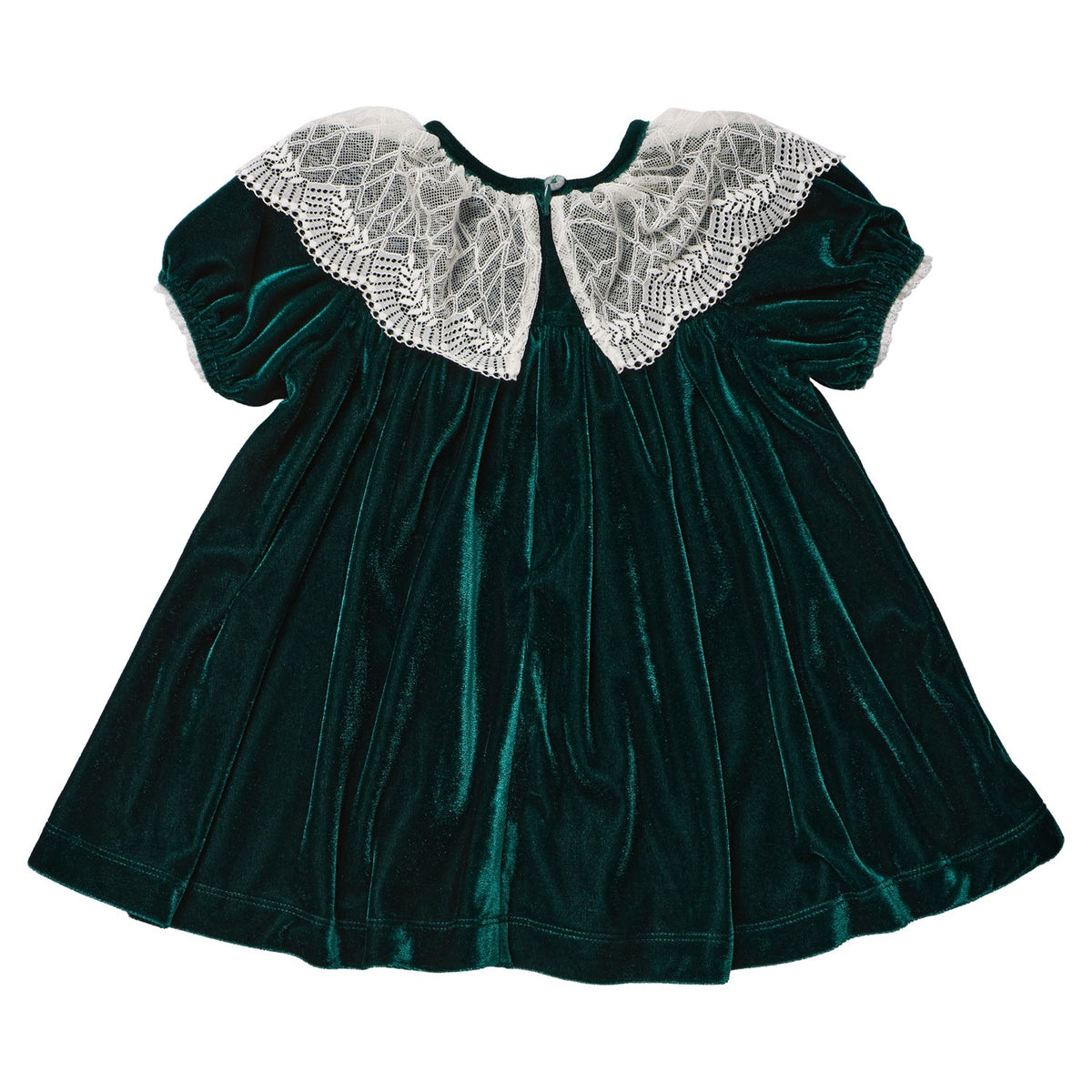 BBY Baby Girls Caroline Dress Set - Evergreen Velour