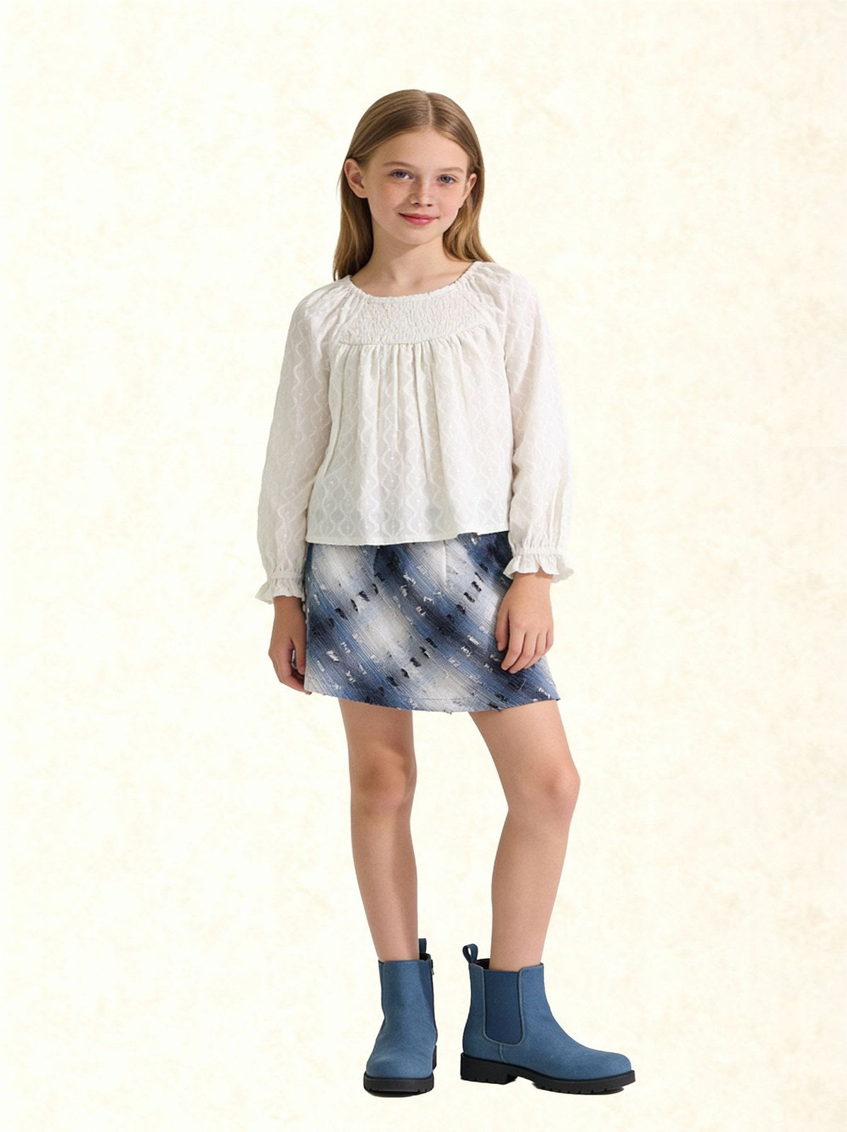ALTO MODAS - BG - IVORY SIENNA BLOUSE