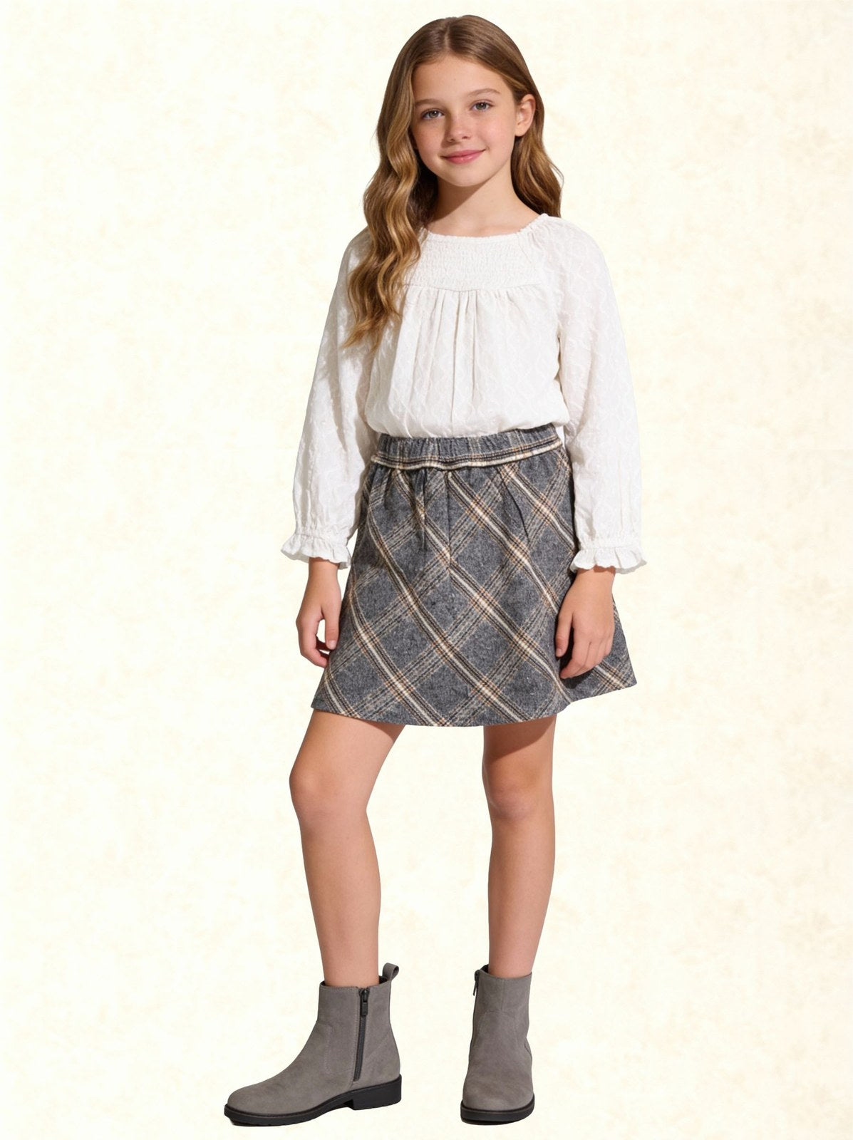 ALTO MODAS - BG - IVORY SIENNA BLOUSE