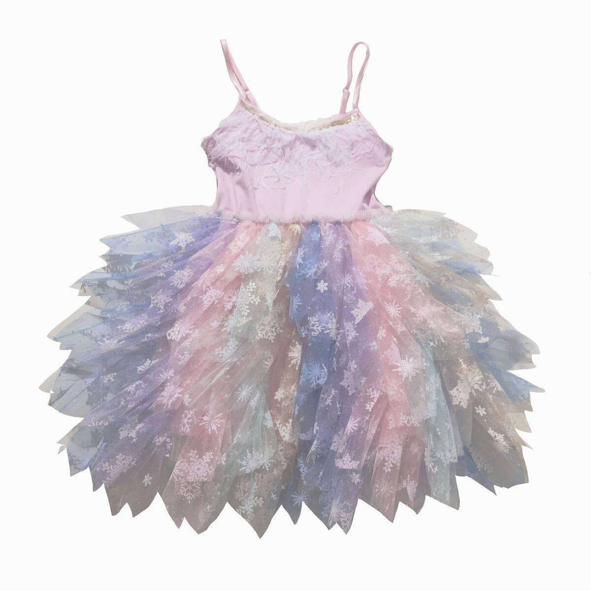 PETITE HAILEY - BBY - FUR WAVED TUTU DRESS - PURPLE