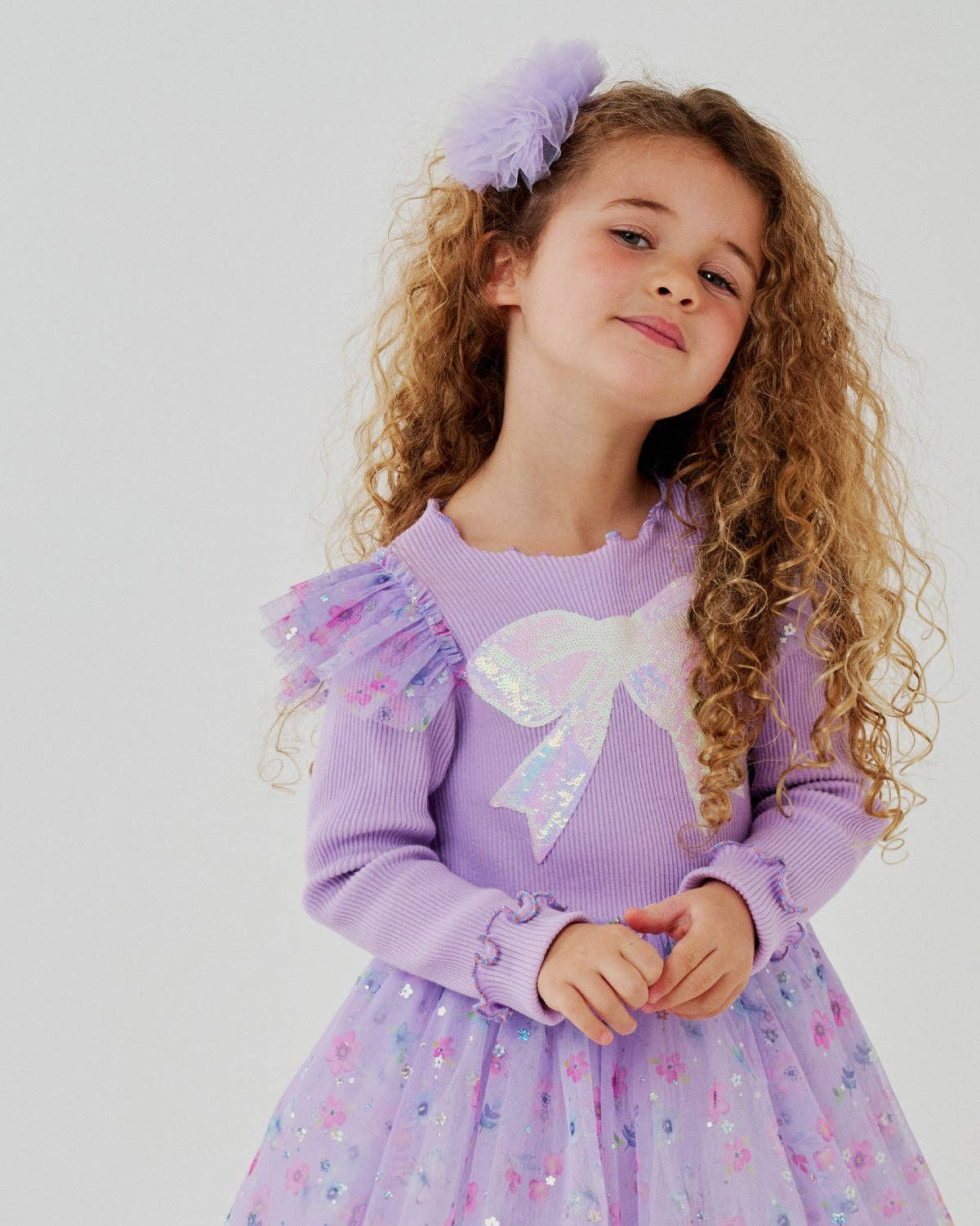PETITE HAILEY - TG - RAINA FLOWER TUTU - PURPLE