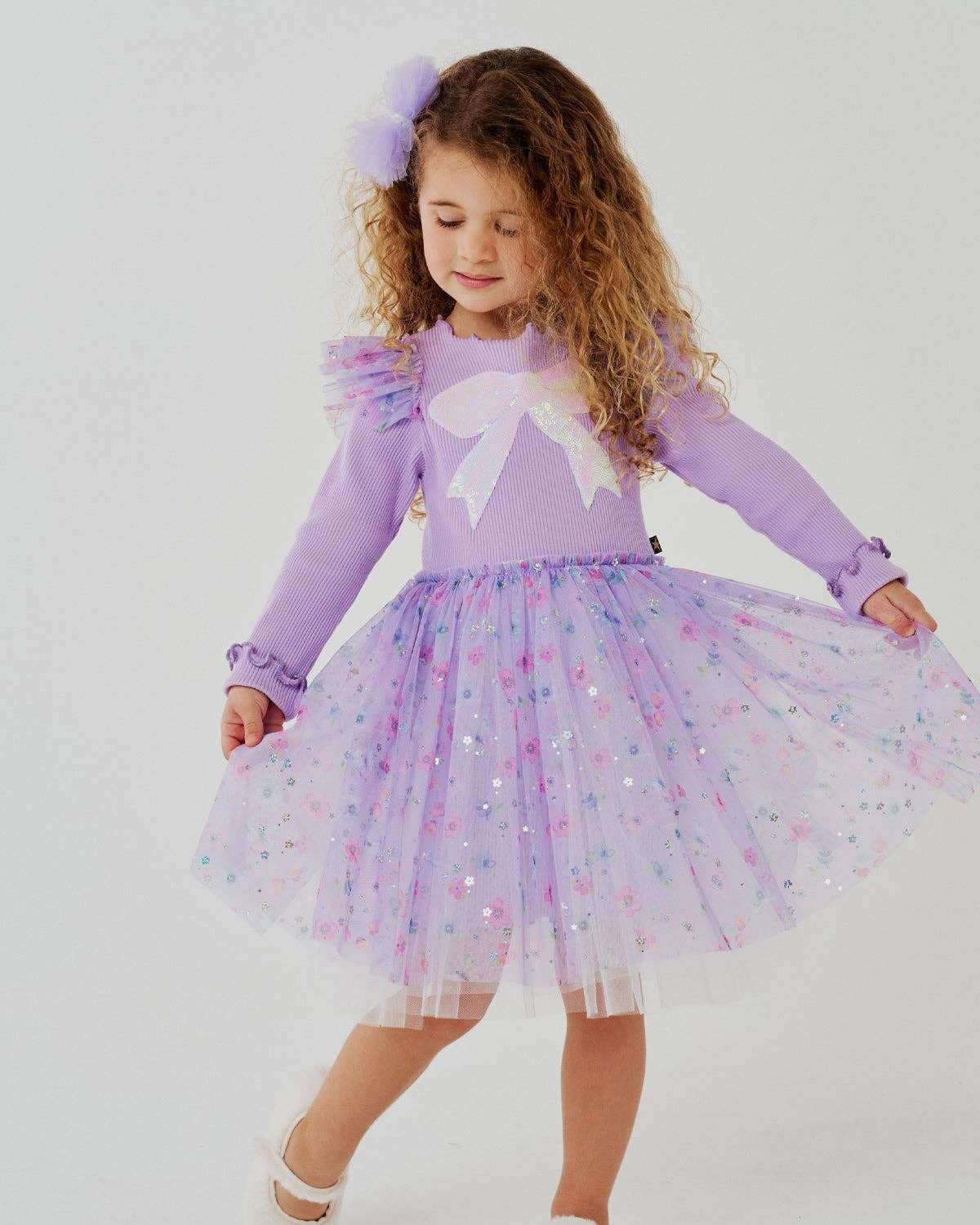 PETITE HAILEY - TG - RAINA FLOWER TUTU - PURPLE