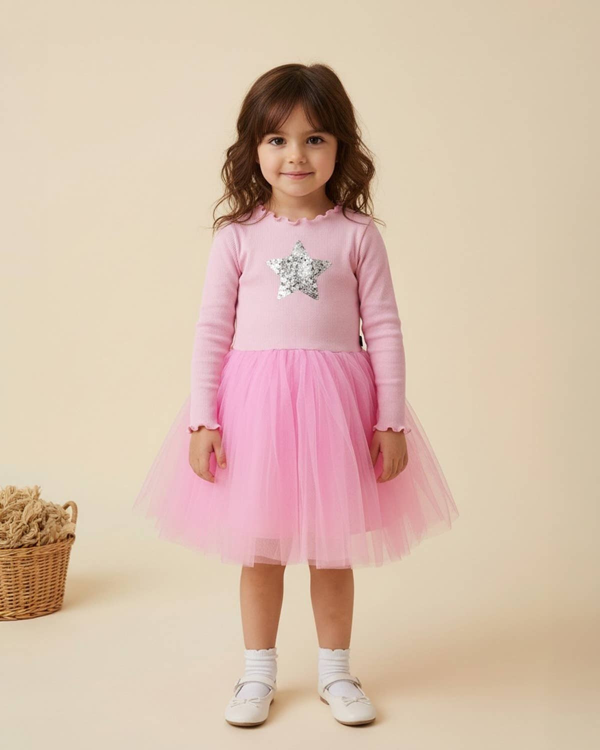 PETITE HAILEY - TG - HAILEY LS STAR TUTU - PINK